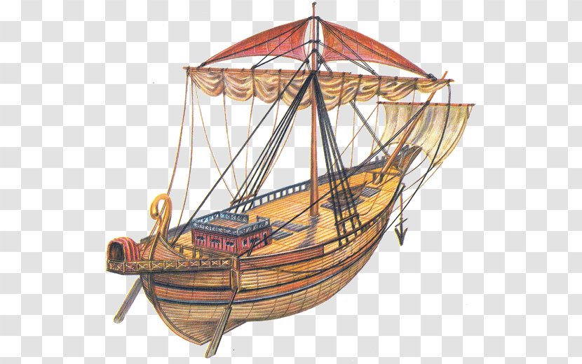 Caravel Ancient Rome Merchant Vessel Ship Corbita - Brigantine Transparent PNG
