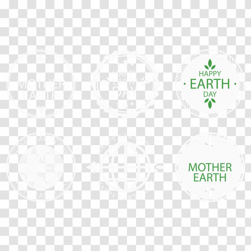 Logo Brand Font - White - Vector Earth Day Stickers Transparent PNG