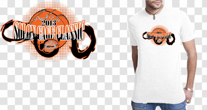 T-shirt Shoulder Logo Sleeve Font - Orange Transparent PNG