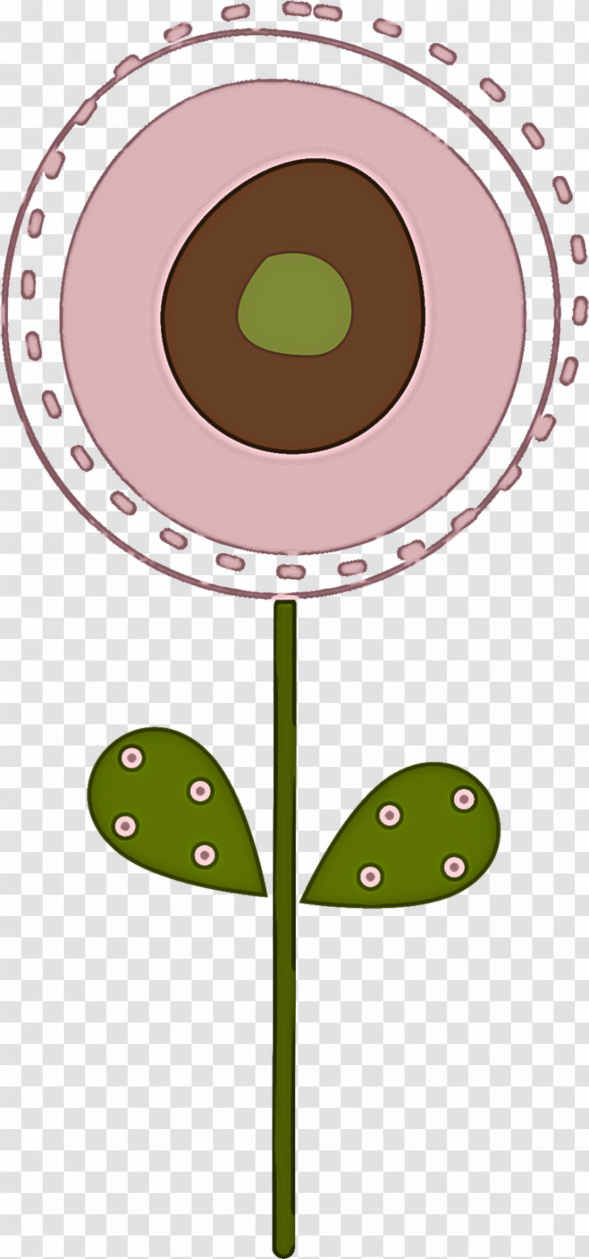 Green Plant Circle Transparent PNG