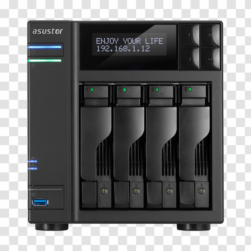 Network Storage Systems ASUSTOR Inc. Intel Multi-core Processor Computer Hardware - Multimedia Transparent PNG