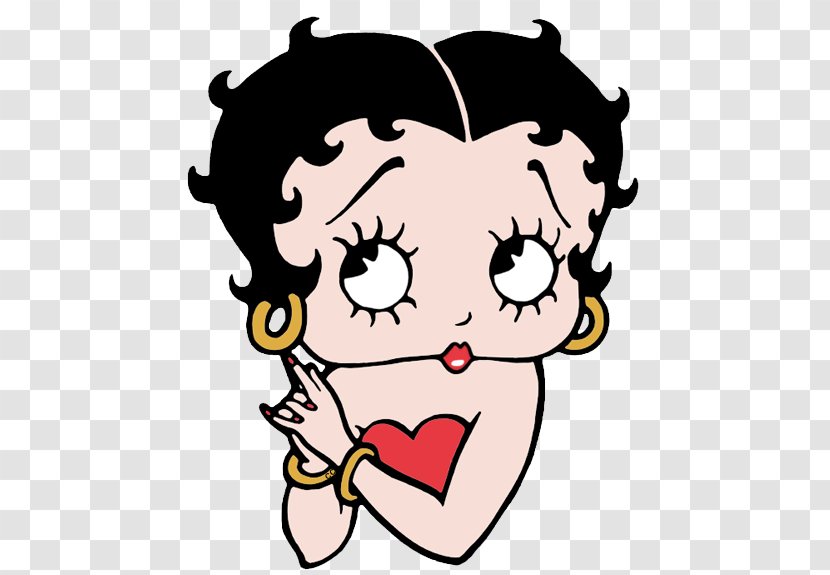 Betty Boop Cartoon Animated Film Clip Art - Flower - Heart Transparent PNG