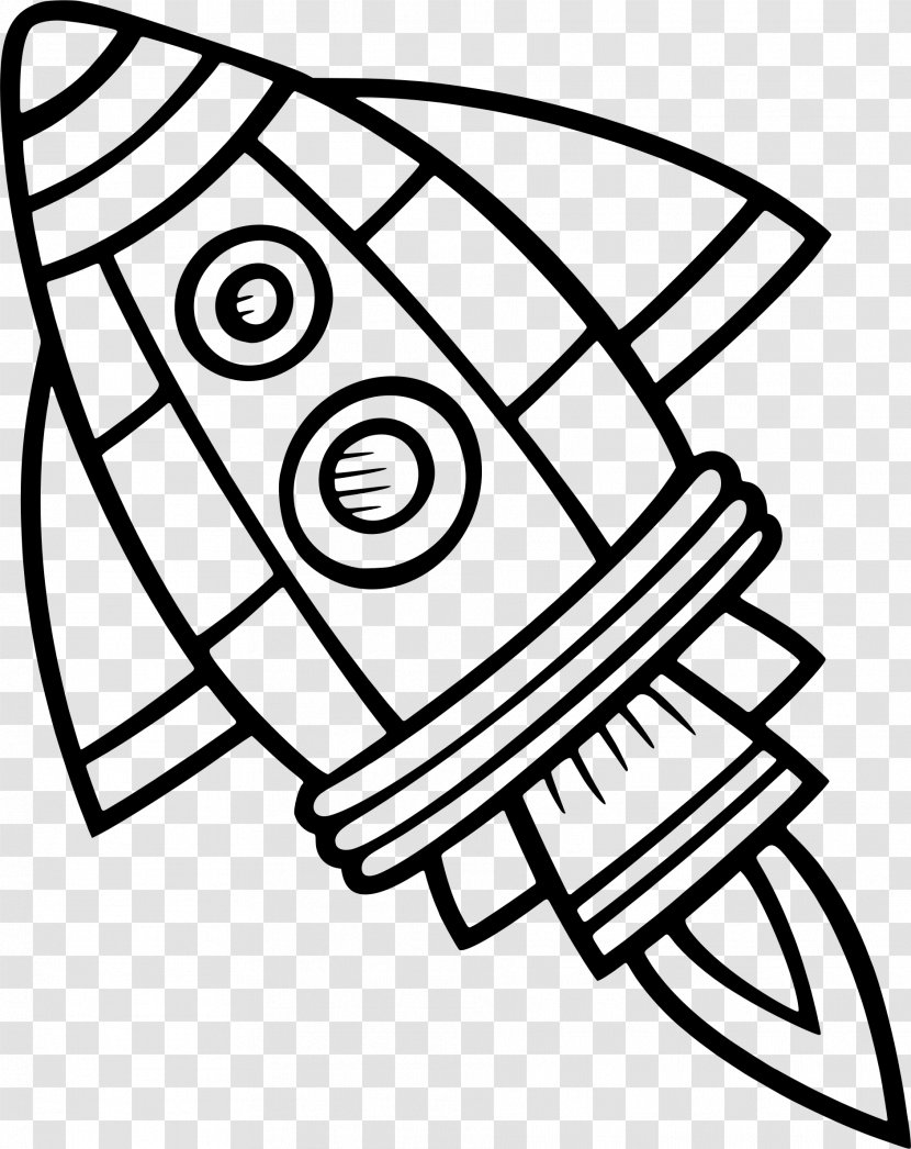 Clip Art Vector Graphics Drawing Spacecraft - Coloring Book - Spaceship Transparent PNG