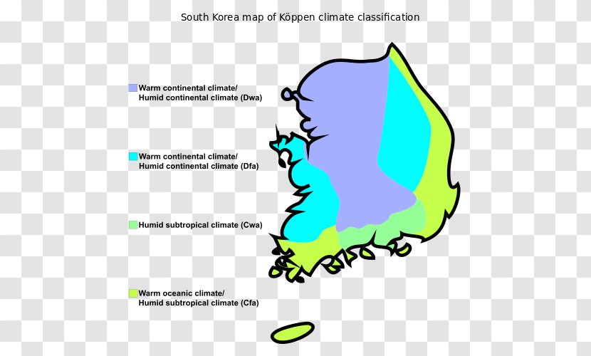 South Korea North Köppen Climate Classification - Organism - Map Transparent PNG