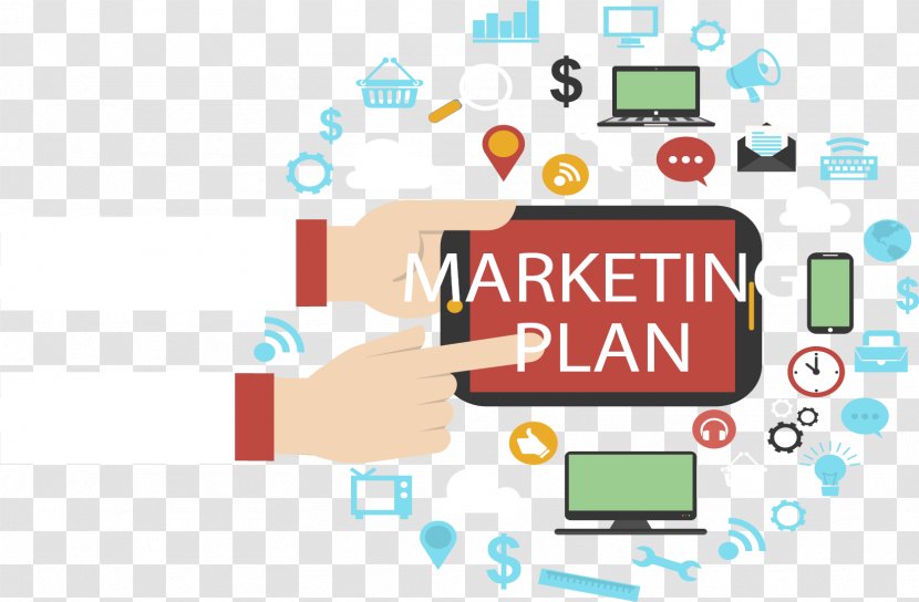 Digital Marketing Plan Planning Demarketing - For Transparent PNG
