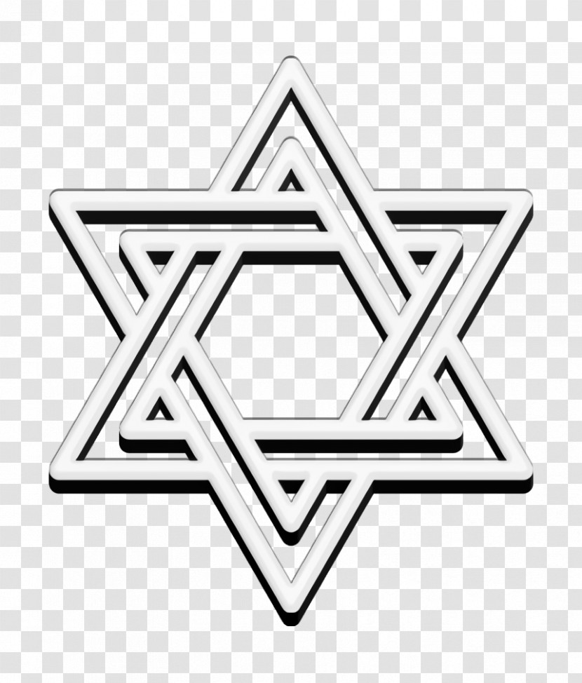 Judaism Icon Jewish Icon Star Of David Icon Transparent PNG