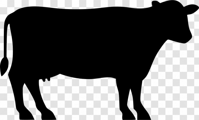 Angus Cattle Beef Silhouette Clip Art - Bull - Cow Transparent PNG