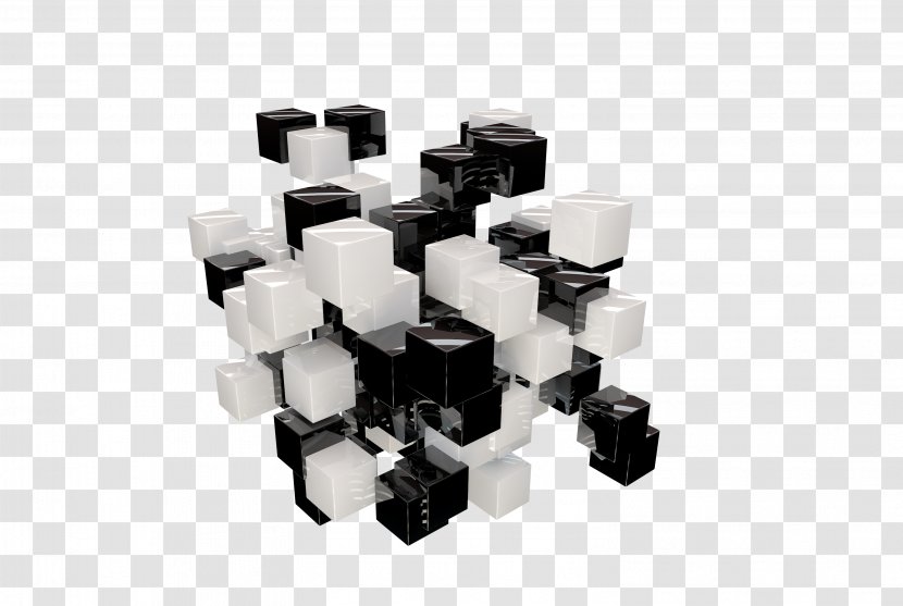 White Cube Black And - Recreation Transparent PNG