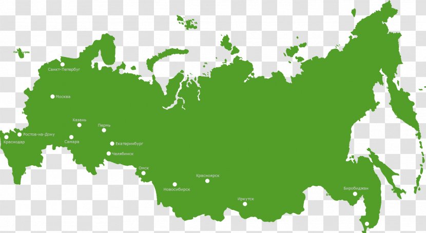 Russia Vector Map - World Transparent PNG
