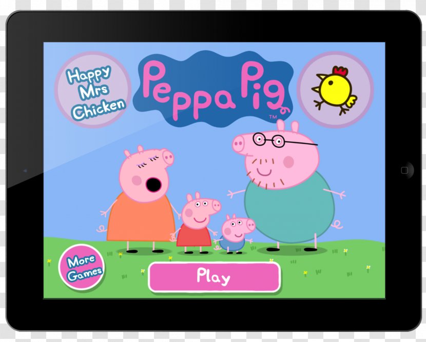 Peppa Pig: Happy Mrs Chicken Chicken. Holiday Polly Parrot Game - Pig - PEPPA PIG Transparent PNG