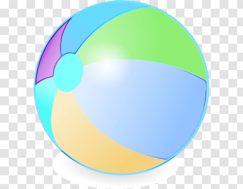 Paint Background - Watercolor - Ball Turquoise Transparent PNG