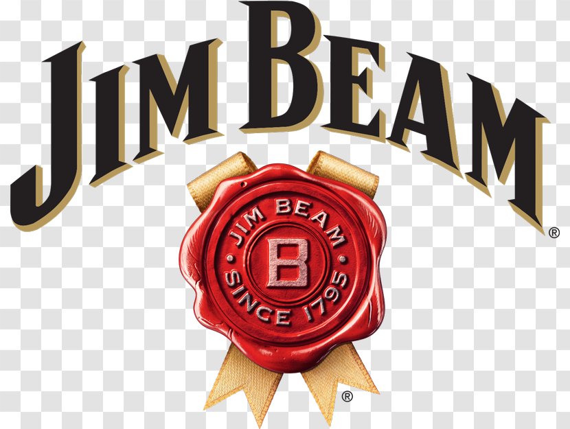 Bourbon Whiskey Clermont, Kentucky Jim Beam Black Label - Logo Transparent PNG