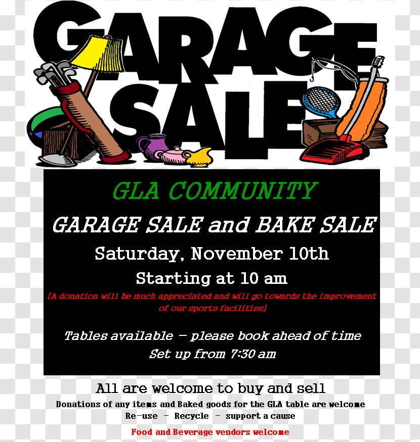 Garage Sale Sales Jumble Car Boot - Everyday Low Price - GARAGE SALE Transparent PNG