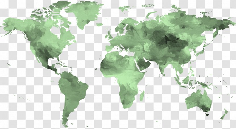 World Map Globe Earth - Raisedrelief Transparent PNG