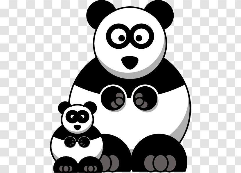 Giant Panda Bear Clip Art - Cartoon - Gambar Kartun Transparent PNG