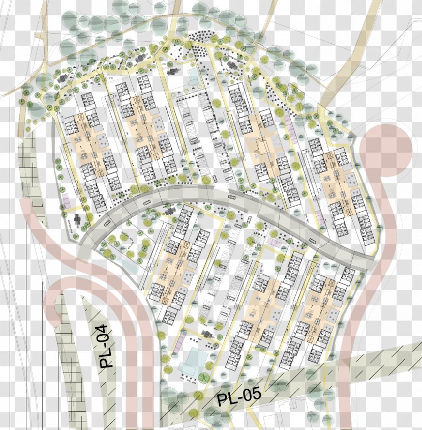 Urban Design Map Line Transparent PNG
