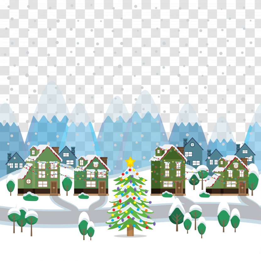 Christmas Snow Illustration - Fictional Character - Vector Transparent PNG