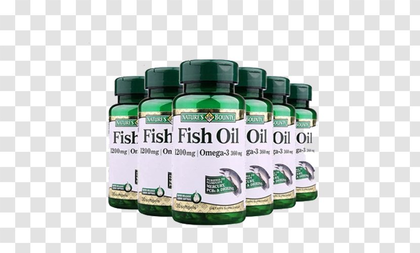 Fish Oil Capsule - Nature Treasure Omega 3 Deep Sea Soft Transparent PNG