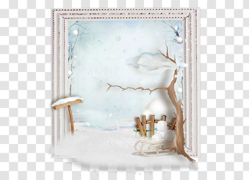 Winter Designer Wall Clip Art - Creative Painting Transparent PNG