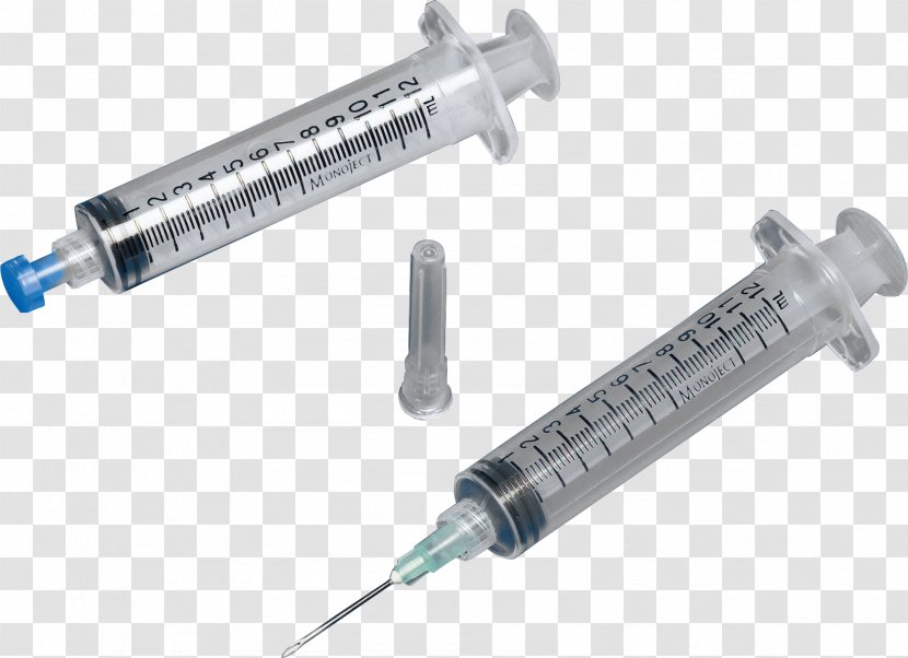 Syringe Hypodermic Needle Luer Taper Becton Dickinson Medical Equipment - Disposable Transparent PNG