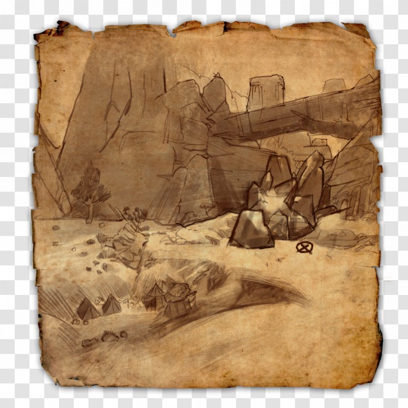 The Elder Scrolls Online Treasure Map Cyrodiil - Landscape Transparent PNG