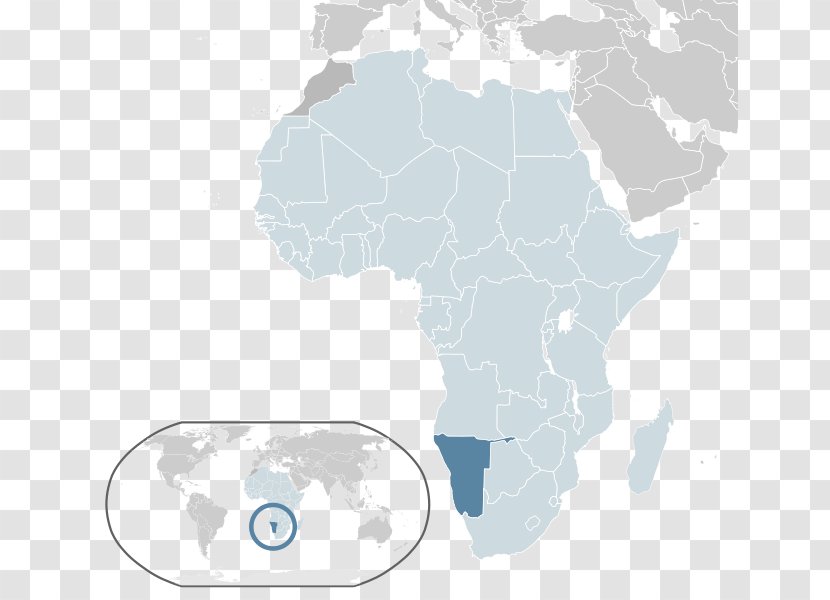 Namibia Western Sahara Mozambique Uganda South African Border War - Africa - Map Transparent PNG