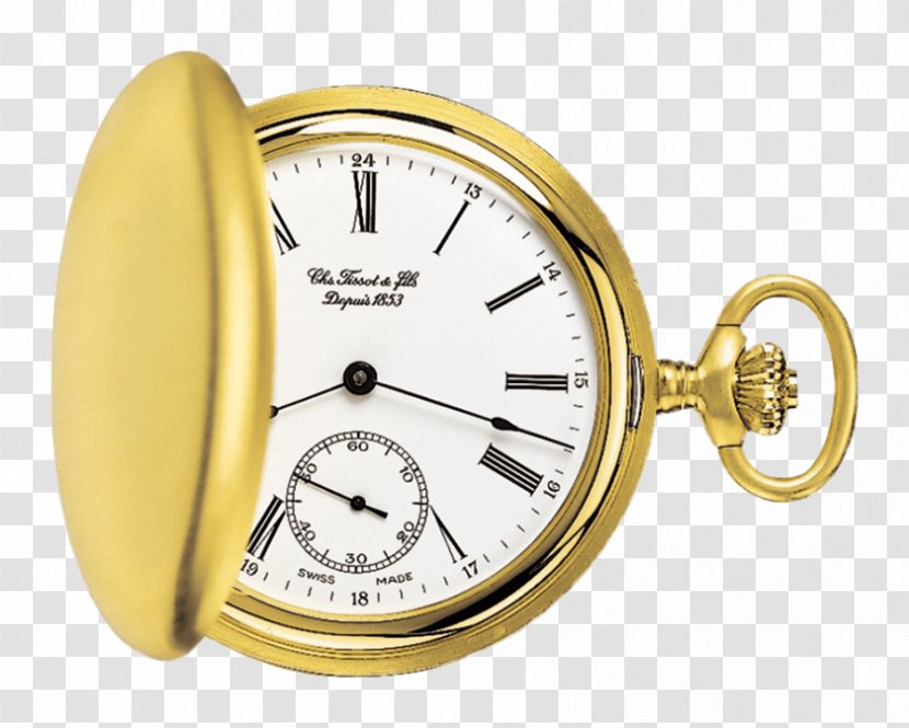 Pocket Watch Tissot Clock - Savonnette - Seiko Transparent PNG