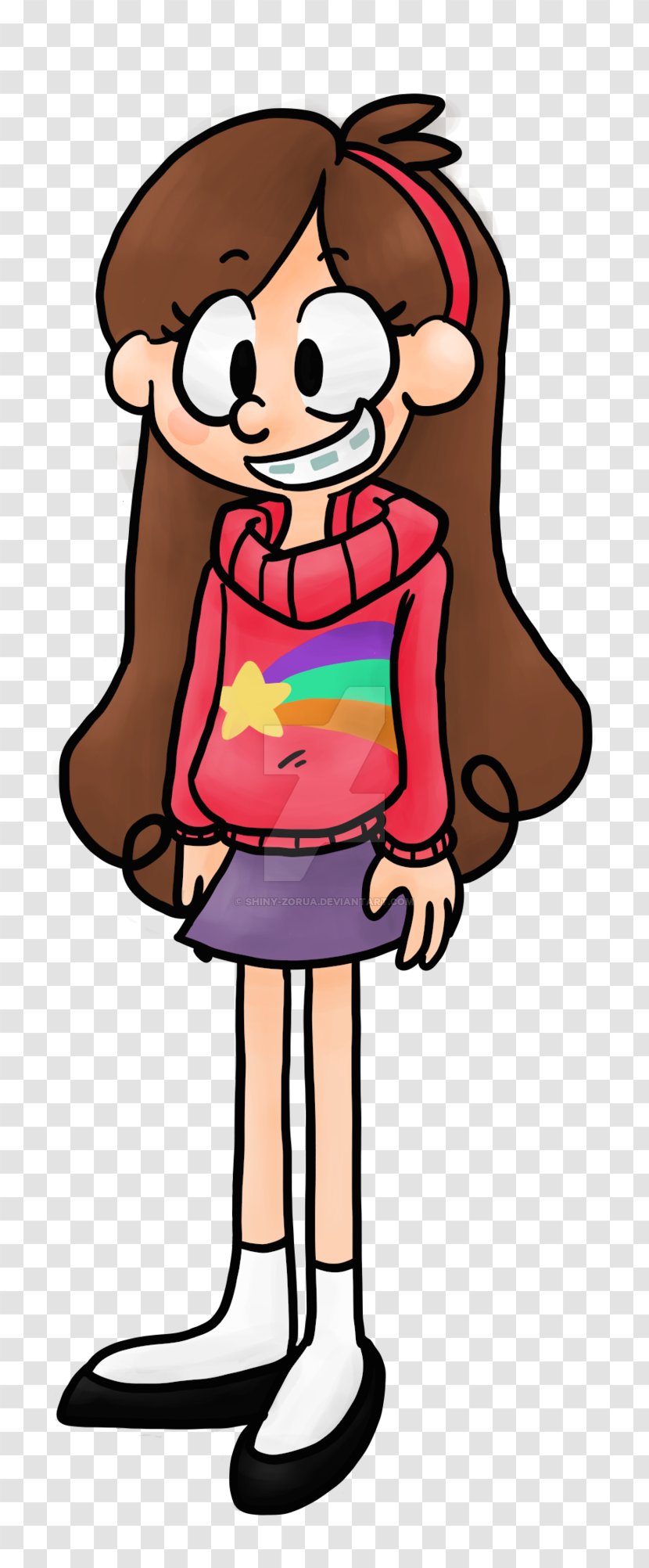 Mabel Pines Character Fan Art Clip - Tree - Frame Transparent PNG