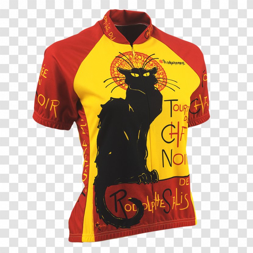 T-shirt Cycling Jersey Bicycle Clothing - Sweater - Red Bike Race Poster Design Transparent PNG
