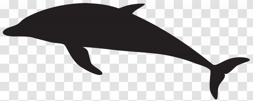 Porpoise Dolphin Silhouette Clip Art - Tail Transparent PNG
