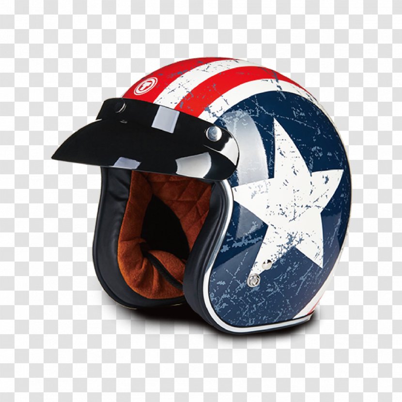 Motorcycle Helmet Scooter Harley-Davidson - Star Transparent PNG