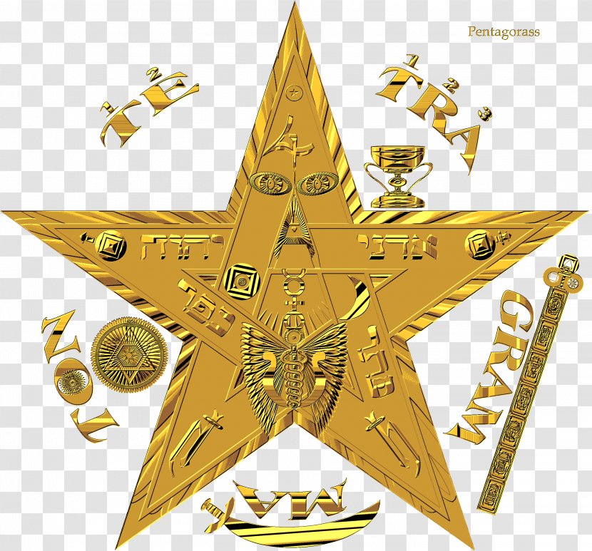 Pentagram Tetragrammaton Symbol Esotericism Transparent PNG