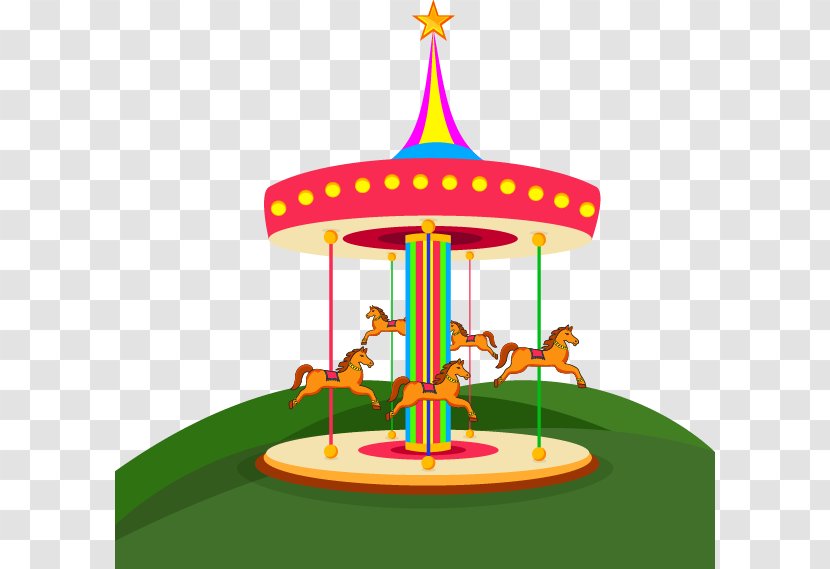 Carousel - Heart - Cartoon Circus Transparent PNG