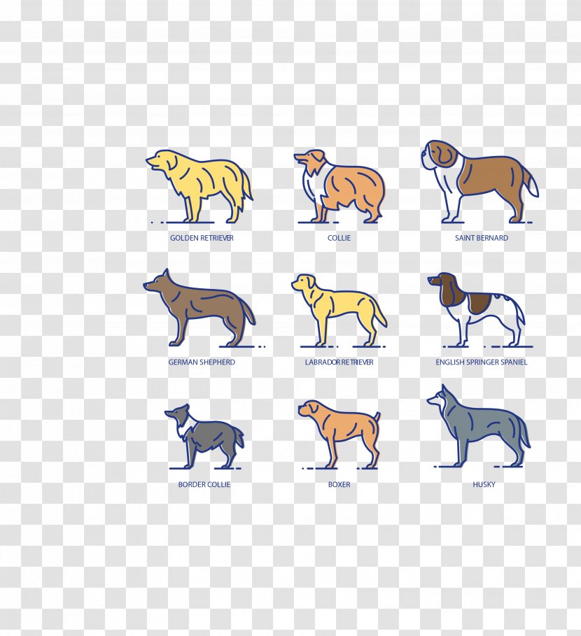 Pekingese Cuteness Pet Icon - Vector Color Nine Dog Pattern Transparent PNG