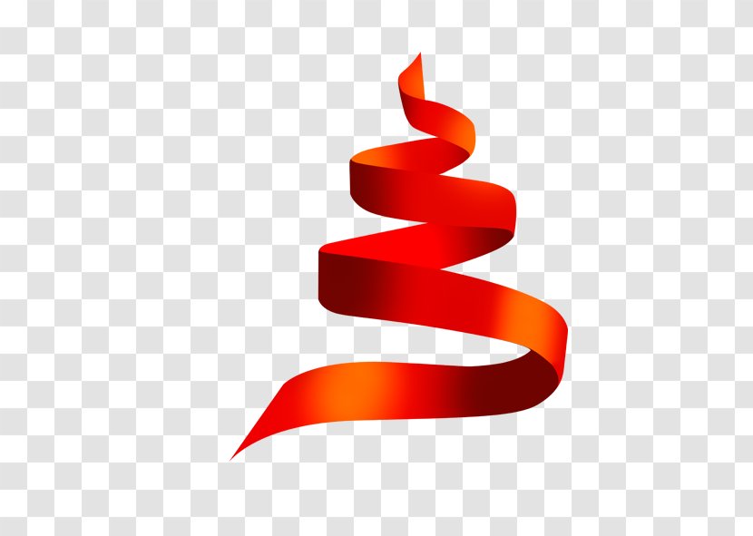 Ribbon Clip Art - Logo - Red Transparent PNG