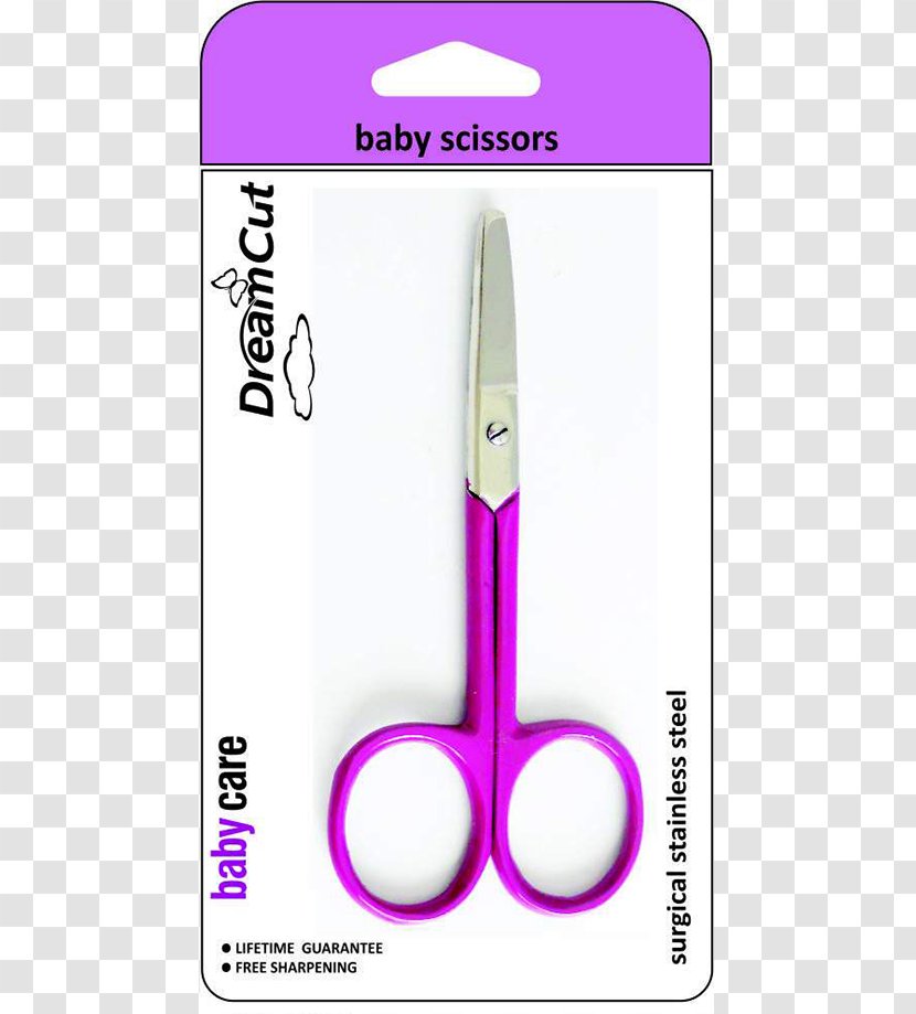 Scissors Hair-cutting Shears Tool Tweezers Handle - Hardware - Purple Baby Transparent PNG