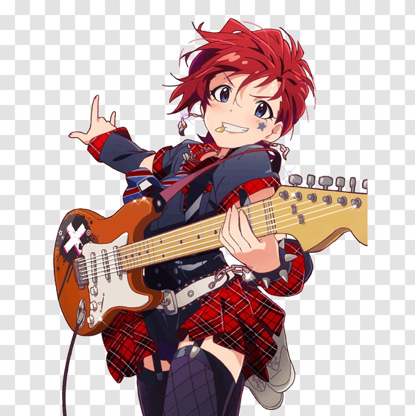 The Idolmaster: Million Live! Theater Days Bass Guitar - Heart - Idolmster Live Theter Harmony 05 Transparent PNG