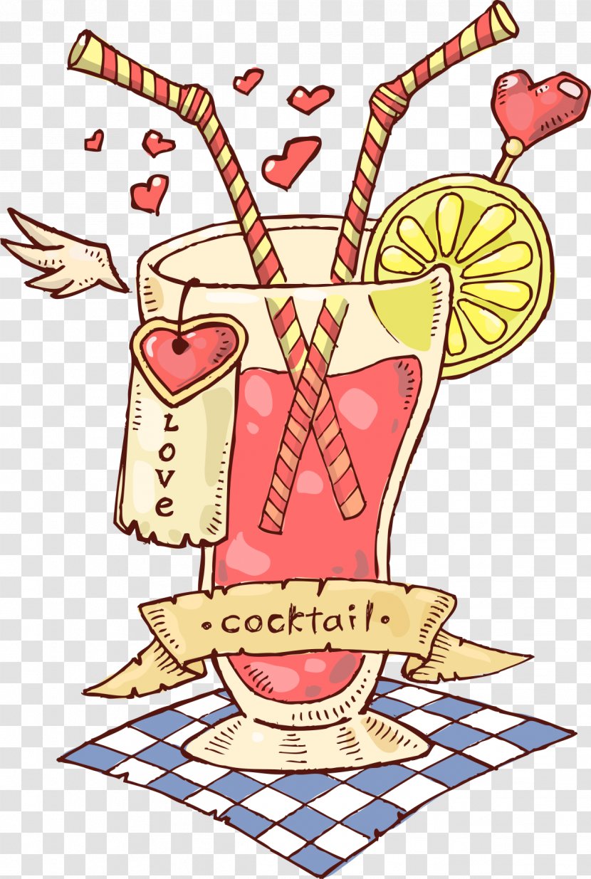 Juice Cocktail Drink - Silhouette - Cartoon Love Transparent PNG