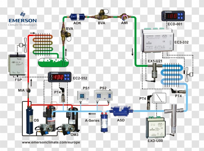 Thermal Expansion Valve Electronics Chiller Solenoid - Diagram - Electronic Component Transparent PNG