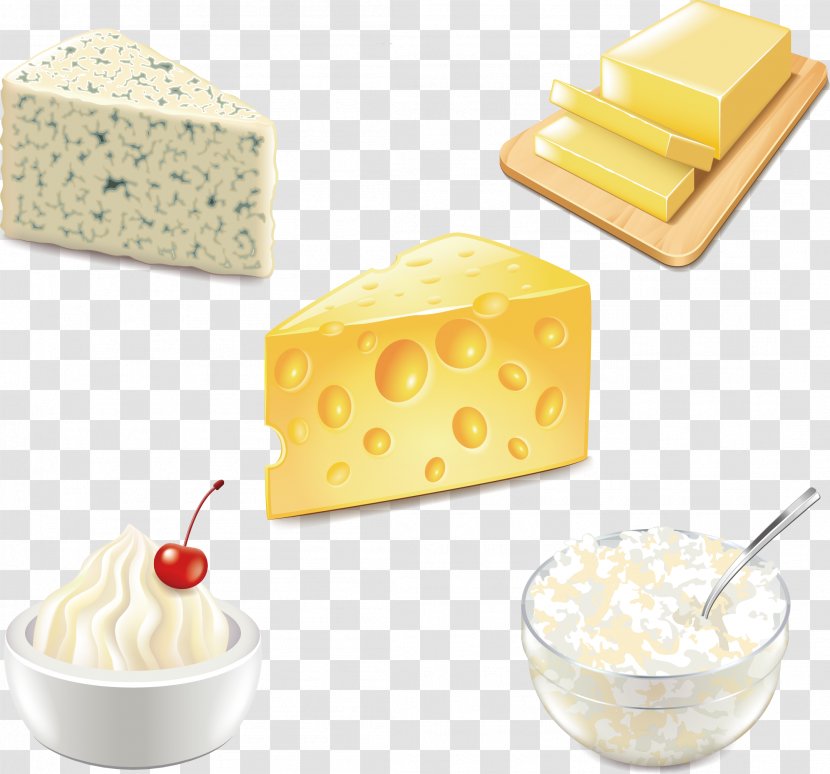 Cheesecake Flour Cream - Dairy Product - Cake And Cheese Material Transparent PNG
