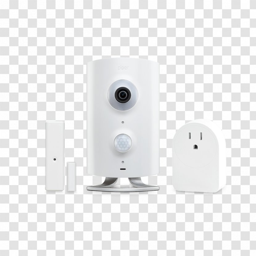 Piper NV HD Z-Wave Hub With Nightvision 6pc App-Controlled Smart WiFi Alarm System Camera Security Alarms & Systems Sensor - Home Automation Transparent PNG