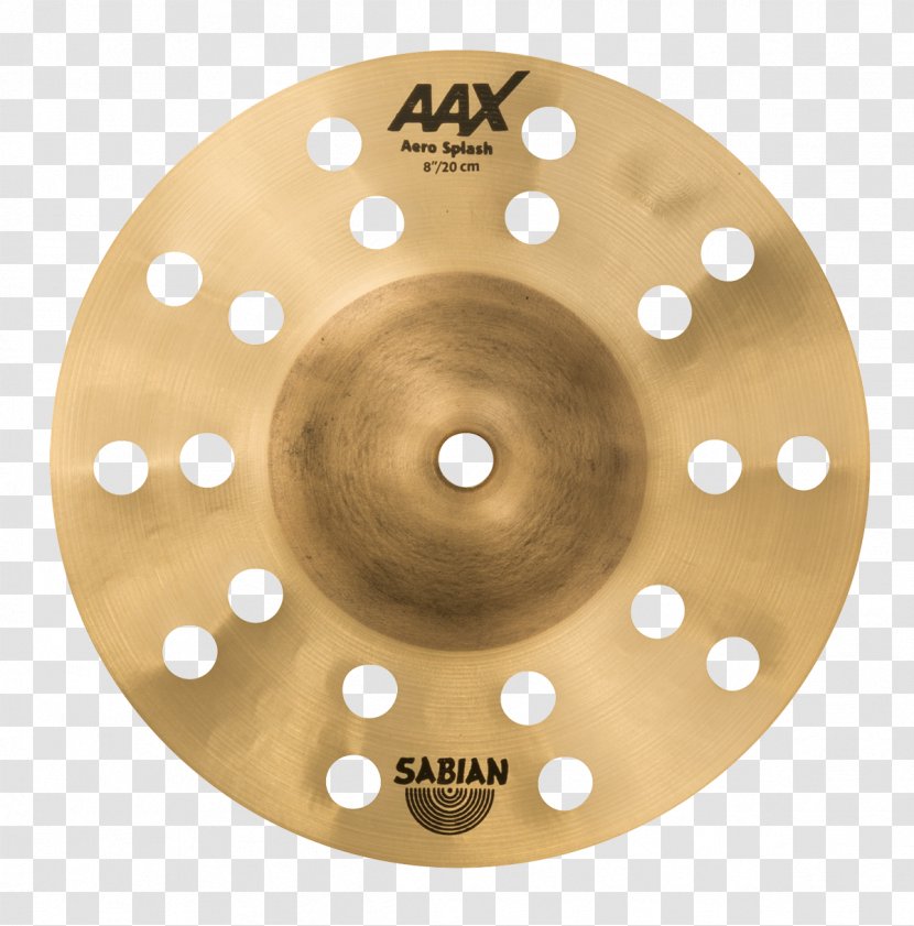 Sabian AAX Aero Splash Cymbal Drum Kits Transparent PNG