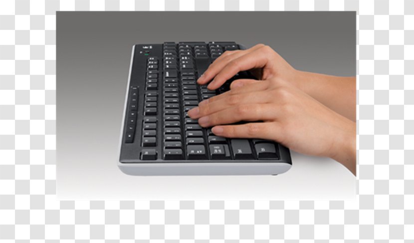 Computer Keyboard Mouse Logitech Unifying Receiver Wireless K270 - Gigahertz Transparent PNG