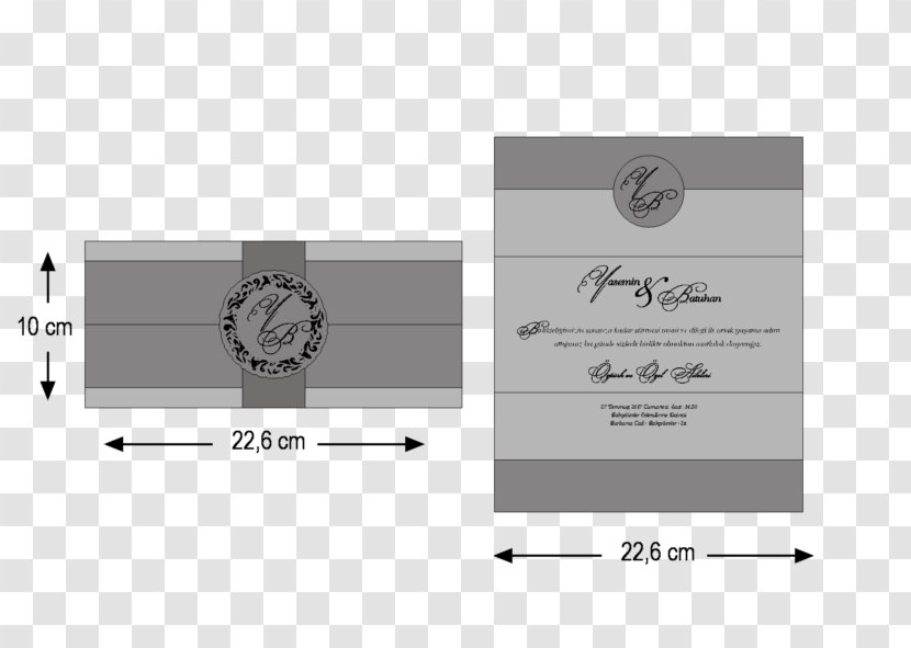Wedding Invitation Paper Convite Dimension - Material Transparent PNG