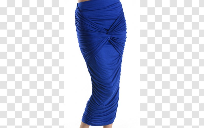 Waist Cobalt Blue Dress Shoulder Transparent PNG