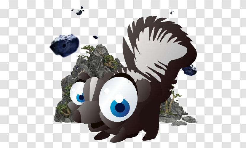 Q-version Animal Cuteness Cat - Cute Cartoon Skunk Transparent PNG