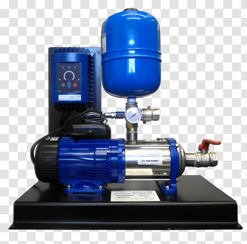 Booster Pump Water Supply Network - Plumbing Transparent PNG