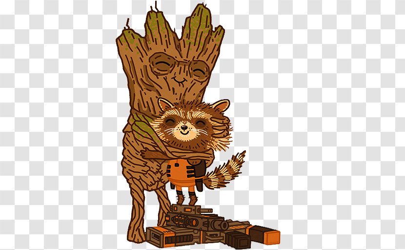 Rocket Raccoon Baby Groot Drax The Destroyer Thor - Comics Transparent PNG