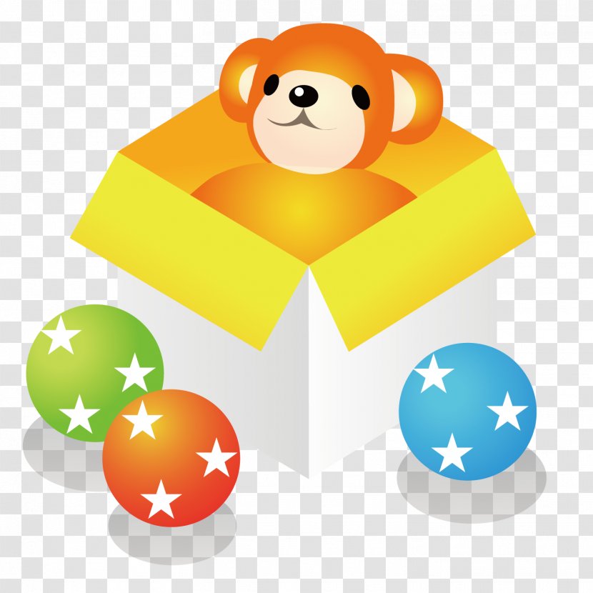 Gift Euclidean Vector - Ball - The Little Monkey In Box Transparent PNG