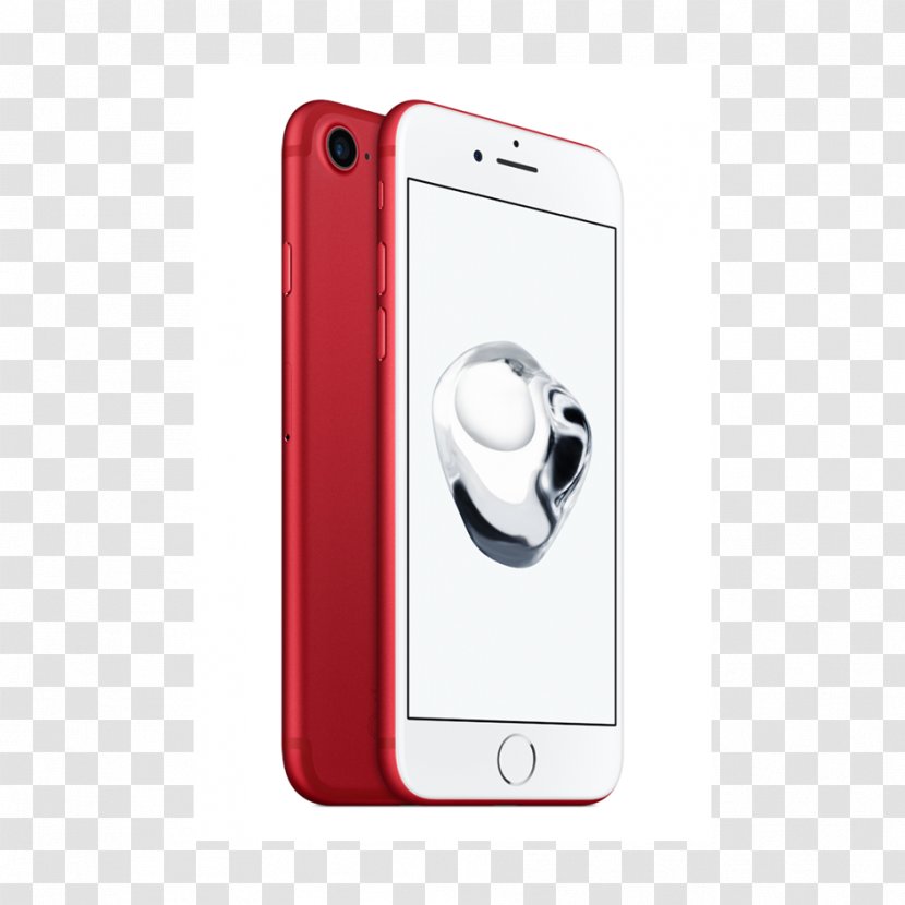 IPhone 7 Plus Product Red Special Edition Apple Telephone - Electronic Device Transparent PNG